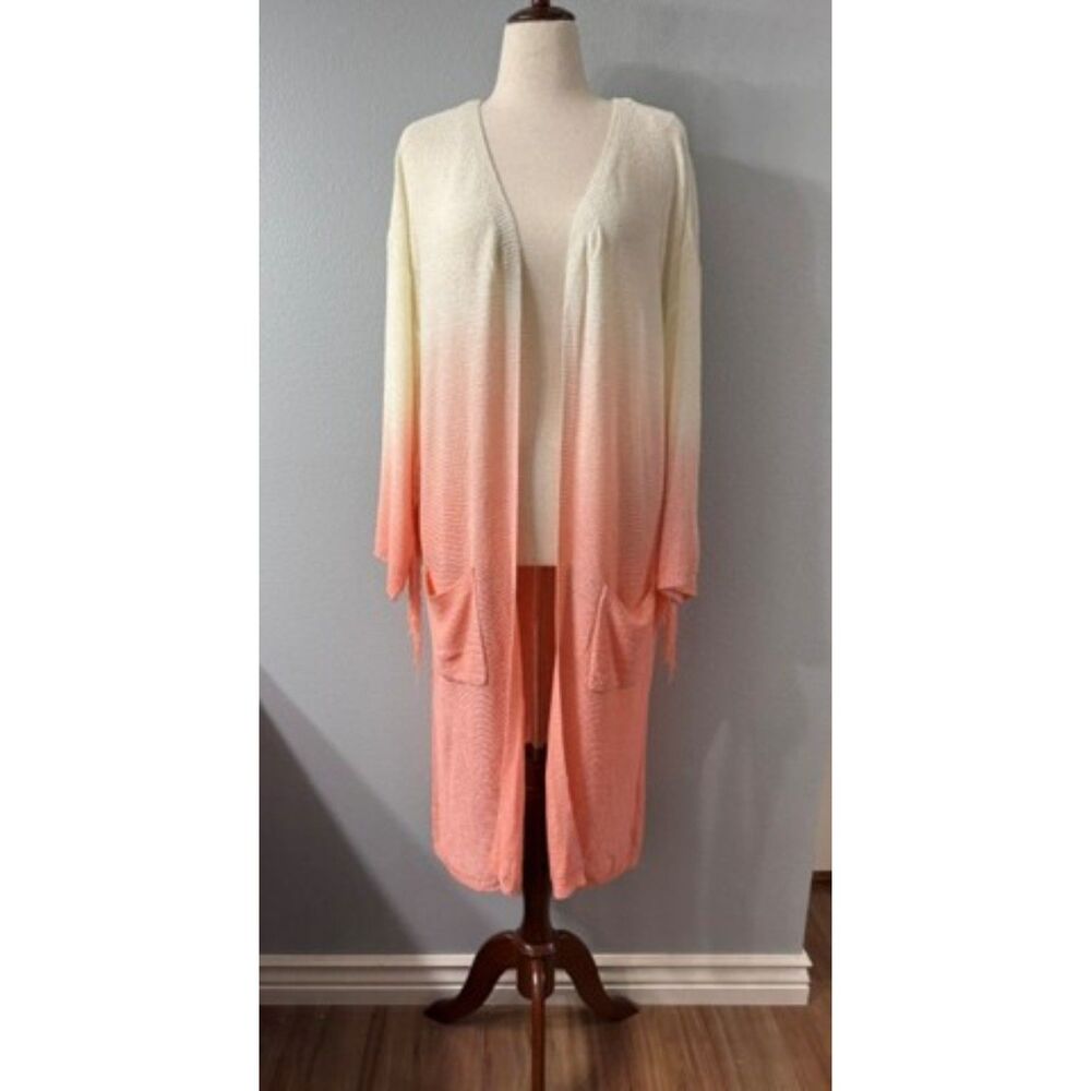 Hayden Los Angeles Boho Ombre Kimono Cardigan, 1x